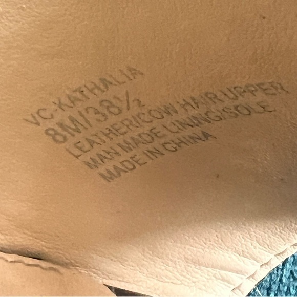 Vince Camuto Kathalia Espadrille Platform  Sandal Calf Hair Zebra Print Size 8 - Picture 11 of 15